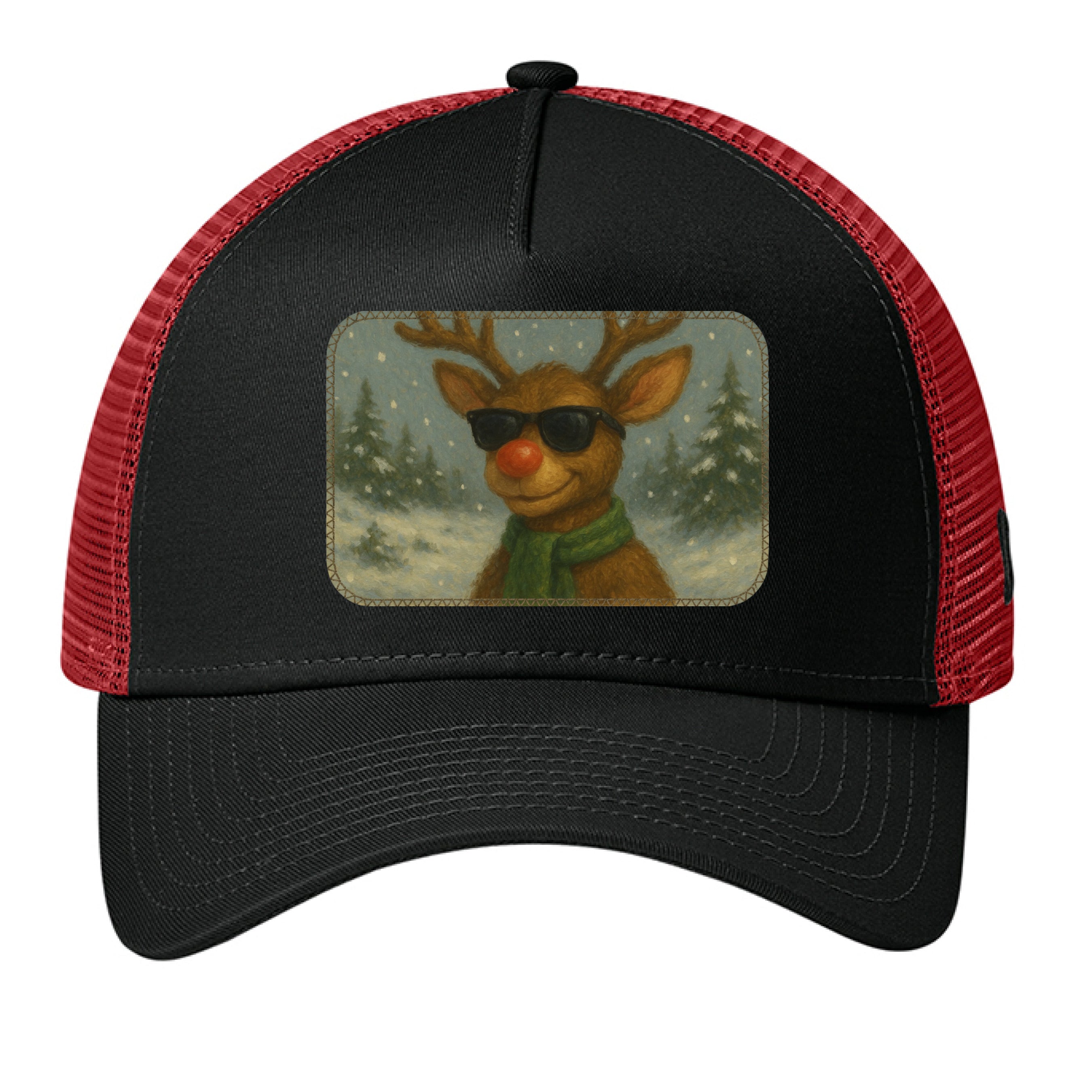 Flag Black/ Scarlet - FRONT